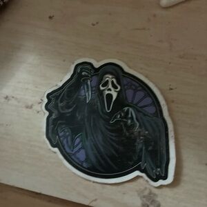ghostface scream sticker